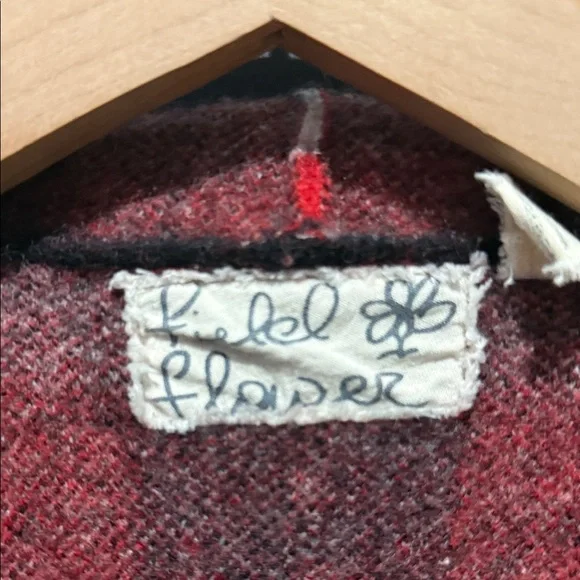 NWOT Anthropologie Field Flower Wool Plaid Sweater  Cardigan Hoodie Coat Sz XS - Picture 7 of 14